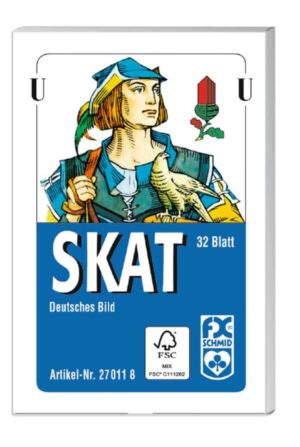 50 x 32 Blatt Ravensburger Spielkarten Skat Deutsches Bild