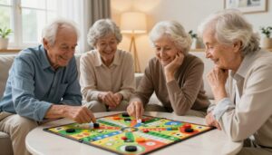 Brettspiele für Senioren mit eingeschränkter Sehfähigkeit
