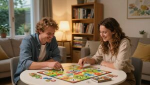 Kooperative Brettspiele für zwei ohne direkte Konfrontation
