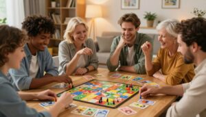 Party-Brettspiele für gemischte Altersgruppen